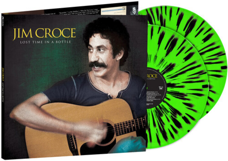 Cleopatra Croce, Jim - Lost Time in a Bottle LP (black and lime vinyl)