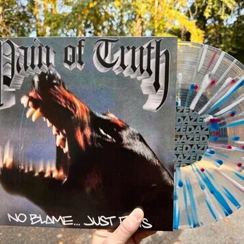 Daze Pain of Truth - No Blame Just Facts EP (red/blue/clear splatter vinyl)