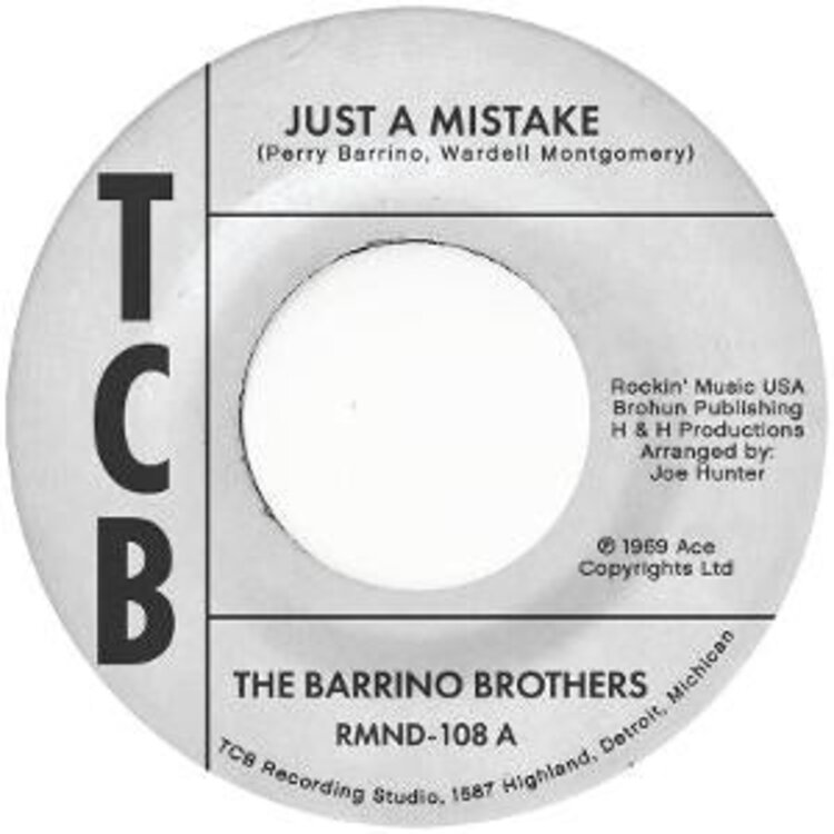 Barrino Brothers - Just a Mistake 7"