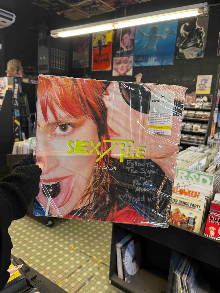 Sacred Bones Sextile - Yes, Please LP (yellow vinyl) [*SIGNED*]