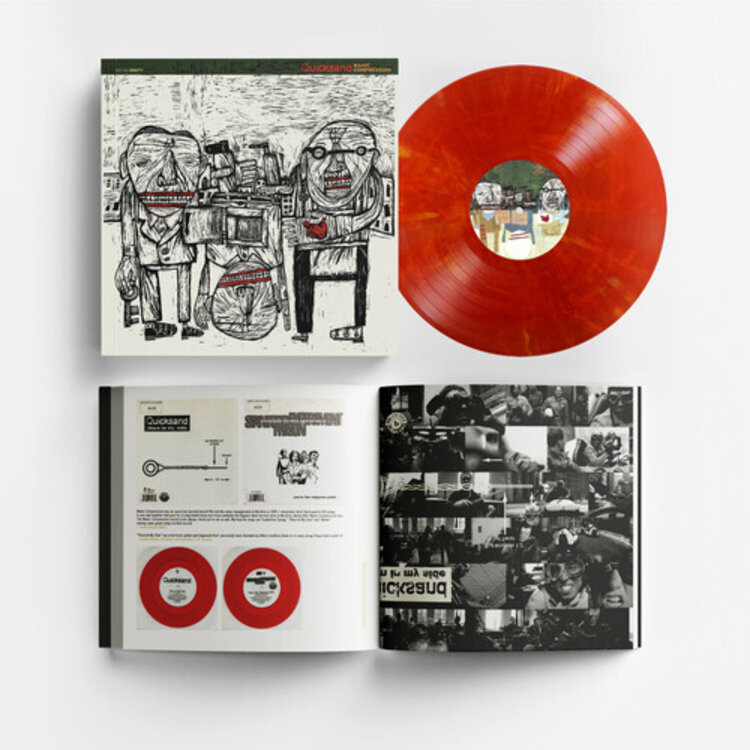 Quicksand - Manic Compression LP (red vinyl, book)