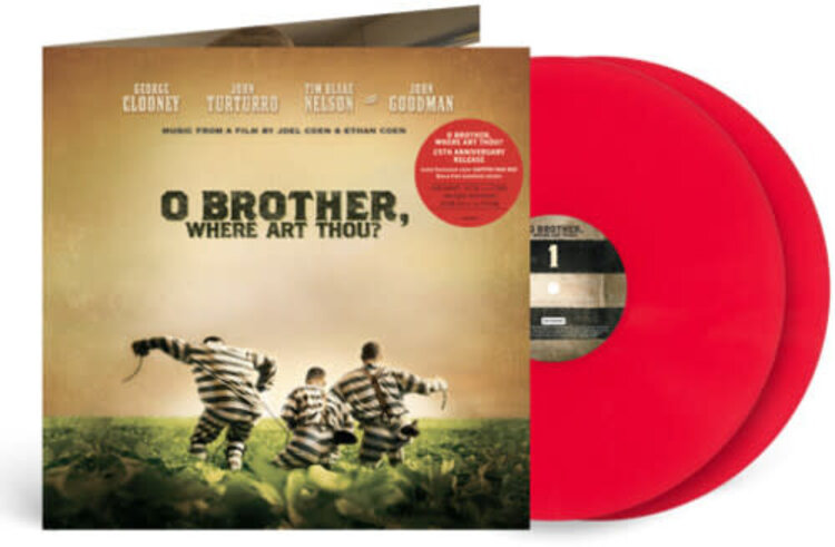 O Brother, Where Art Thou? Soundtrack 2LP (25th anniv., Dapper Dan red)