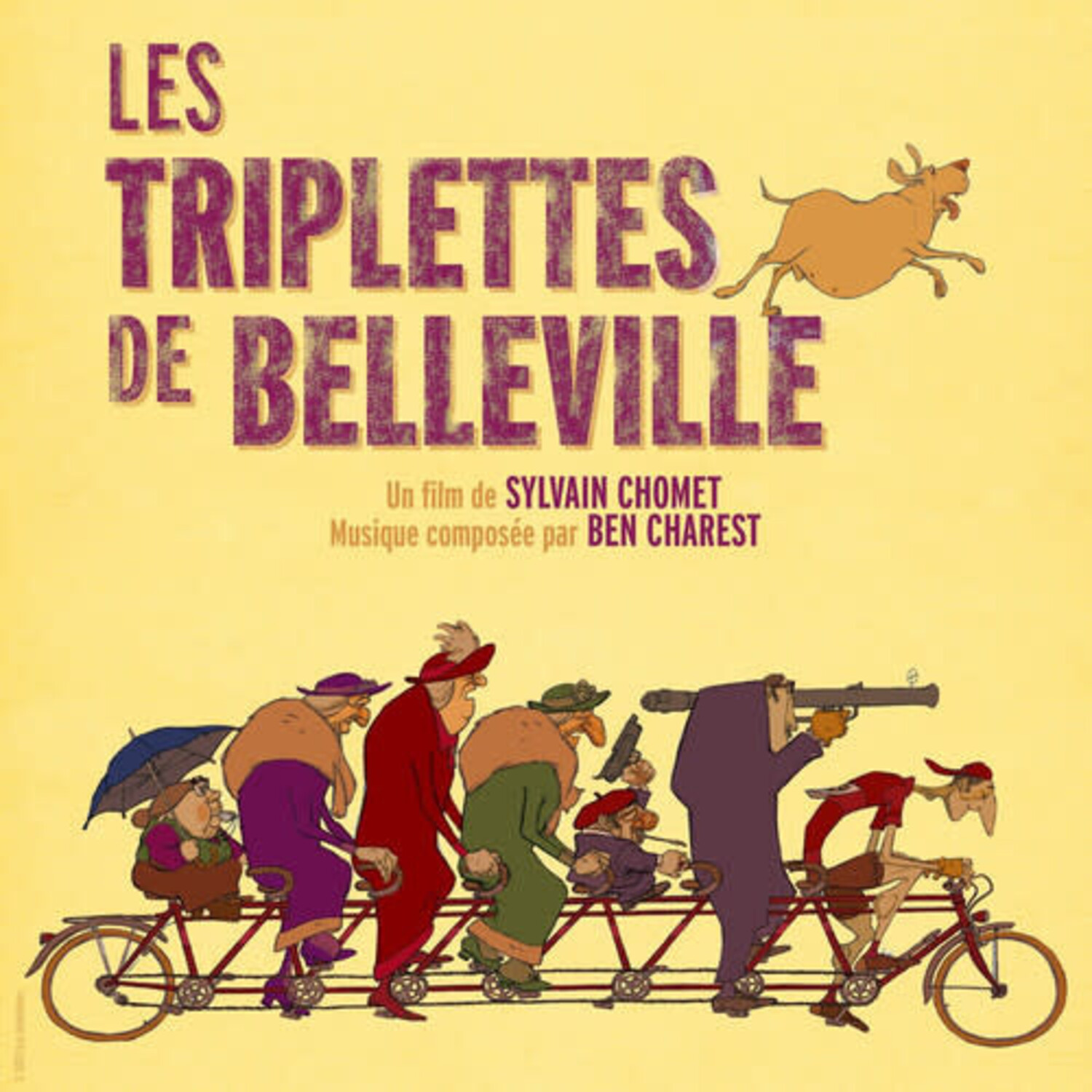 Les Triplettes De Belleville Soundtrack LP (2003) - Wax Trax Records