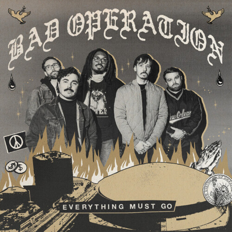 Bad Time Records Bad Operation - Everything Must GO LP (gold vinyl)