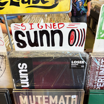 Sub Pop Sunn O))) - (self-titled) 2LP (Loser Edition color vinyl)  [*SIGNED GATEFOLD*]