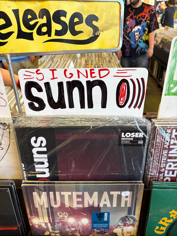 Sub Pop Sunn O))) - (self-titled) 2LP (Loser Edition color vinyl)  [*SIGNED GATEFOLD*]