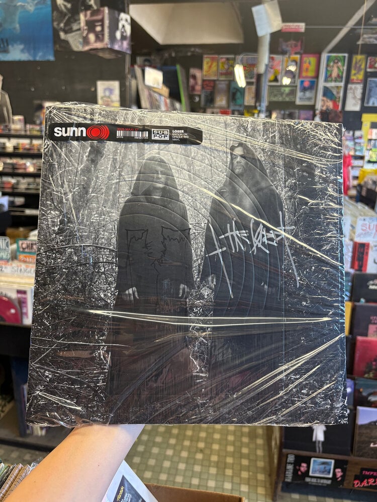 Sub Pop Sunn O))) -  Eternity's Pillars b/ w Raise the Chalice & Reverential 12" (red vinyl) [*SIGNED*]