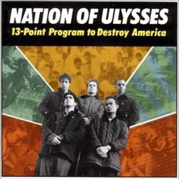 Dischord Records Nation of Ulysses - 13 Point Program to Destroy America LP