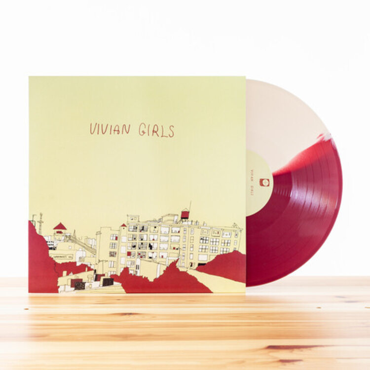 Vivian Girls - (self-titled) LP (cream/maroon vinyl)