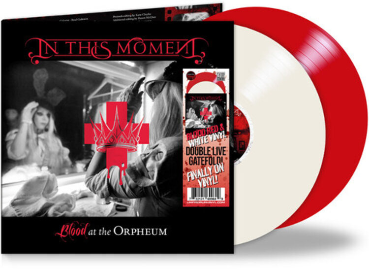 Century Media NEW RELEASE 05-01-26 In This Moment - Blood at the Orpheum-Live 2LP (red and white vinyl)