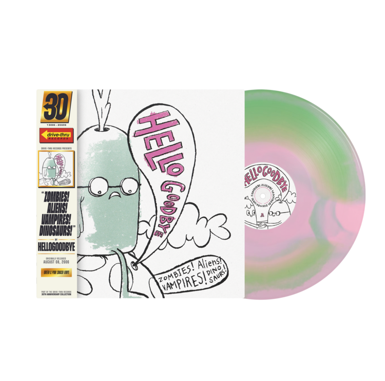 Pre-Order - Hellogoodbye - Zombies! Aliens! Vampires! Dinosaurs! LP (20th anniv.)