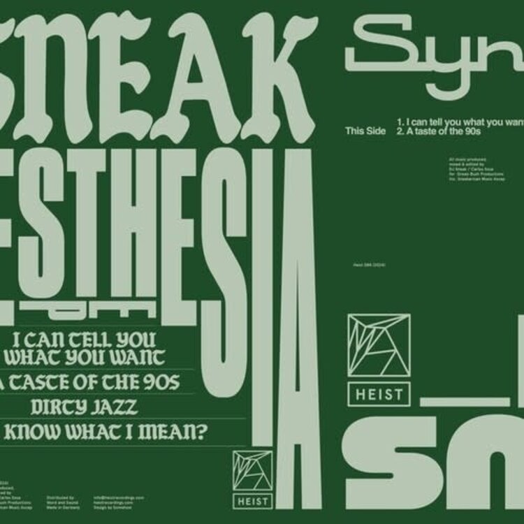 DJ Sneak - Synesthesia 12"