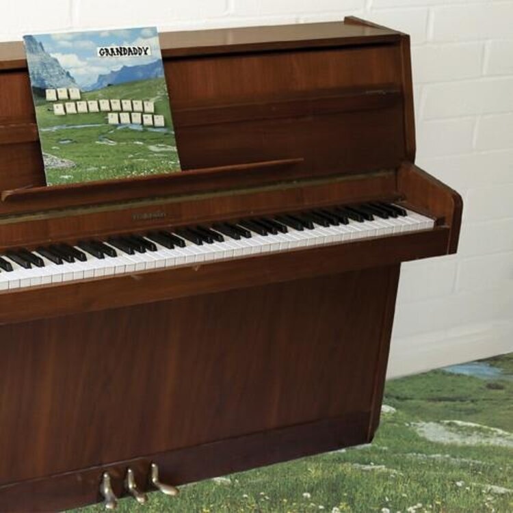 Grandaddy - The Sophtware Slump ..... on a wooden piano LP (yellow vinyl)