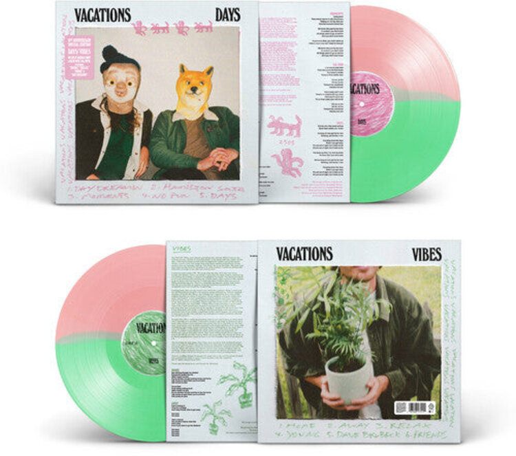 Nettwerk Records Vacations - Days/Vibes LP (mint, pink vinyl)