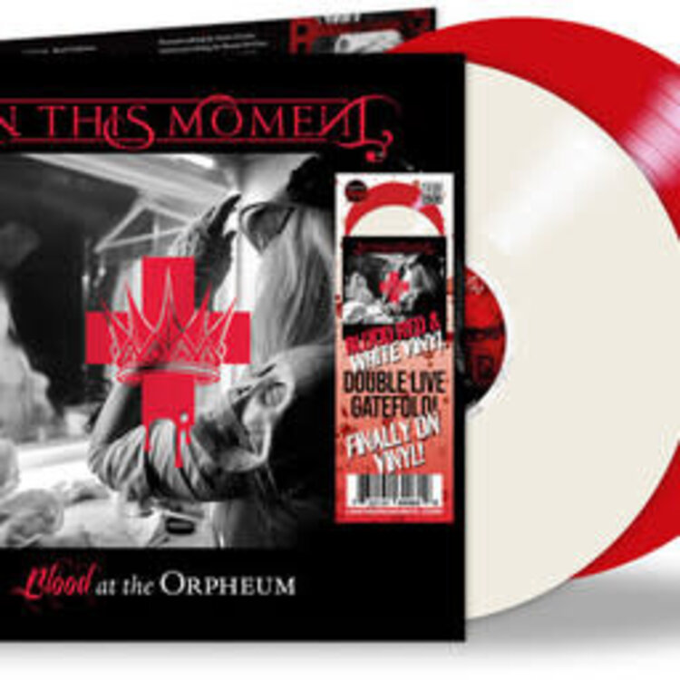 Century Media NEW RELEASE 05-01-26 In This Moment - Blood at the Orpheum-Live 2LP (red and white vinyl)