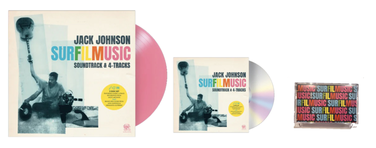Johnson, Jack - SURFILMUSIC (Soundtrack & 4-Tracks) 2LP