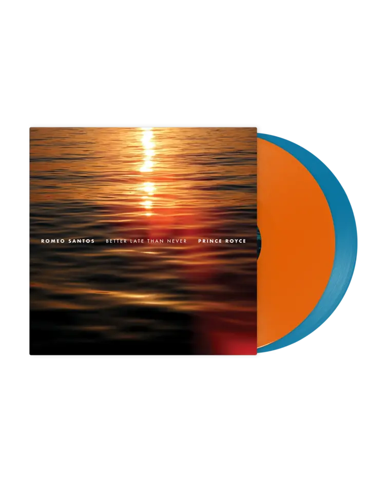 Santos, Romeo & Royce, Prince - Better Late Than Never 2LP (tangerine & aqua vinyl)