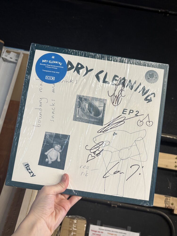 4AD Dry Cleaning - Boundary Road Snacks & Drinks + Sweet Princess LP (blue vinyl) [*SIGNED*]
