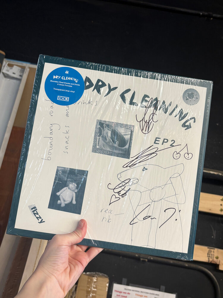 4AD Dry Cleaning - Boundary Road Snacks & Drinks + Sweet Princess LP (blue vinyl) [*SIGNED*]