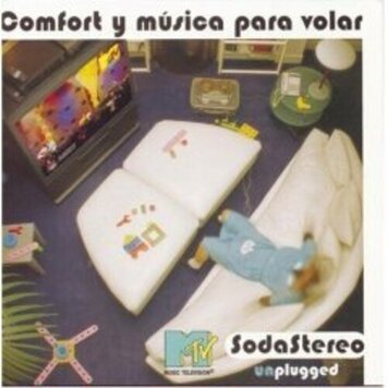 Pre-Order - Soda Stereo - Comfort y Música Para Volar (MTV Unplugged) 2LP (crystal clear vinyl)