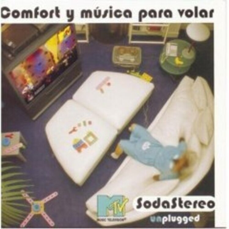 Soda Stereo - Comfort y Música Para Volar (MTV Unplugged) 2LP (crystal clear vinyl)
