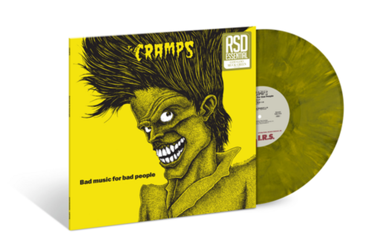 Capitol Cramps, The - Bad Music for Bad People LP (RSD Essential, goo goo muck green vinyl)