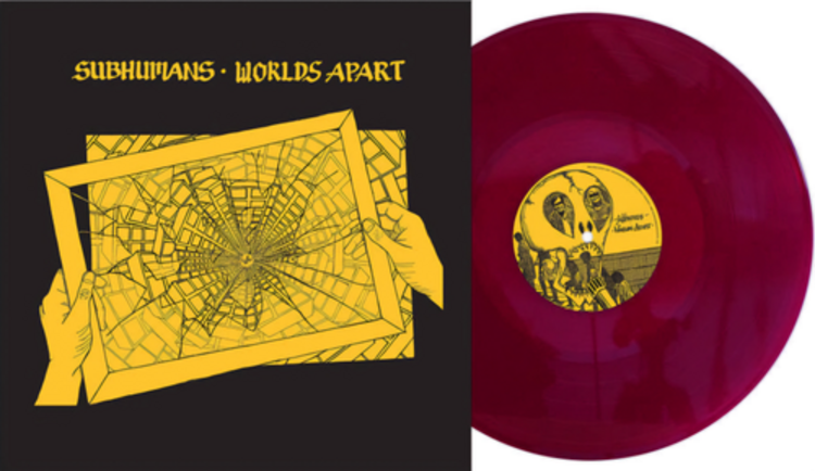 Pirates Press Subhumans, The - Worlds Apart  LP (color vinyl)