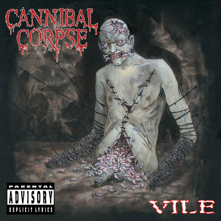 Metal Blade Cannibal Corpse - Vile LP (gray, red vinyl)