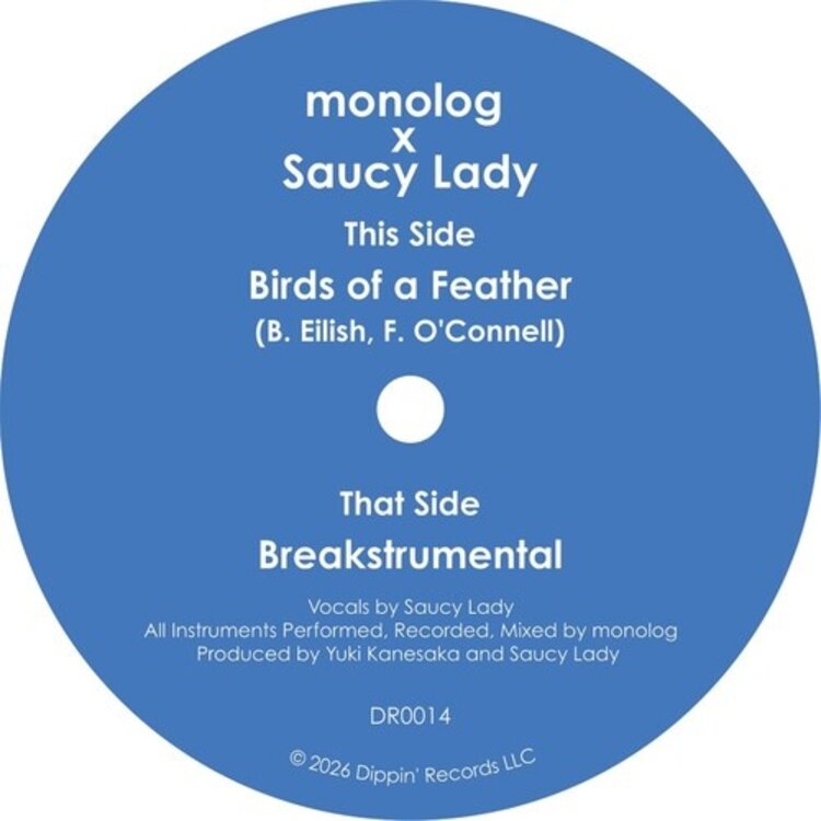 Pre-Order - Monolog & Saucy Lady - Birds of a Feather 7"
