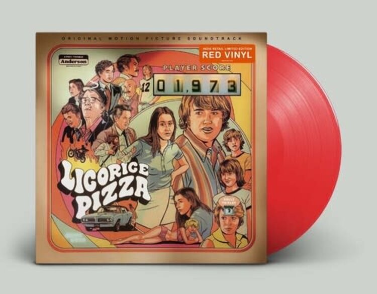 Licorice Pizza Soundtrack (2021) 2LP (indie excl, red vinyl)