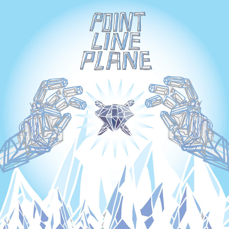 Skin Graft Point Line Plane - (self-titled) LP (8-bit blue vinyl)