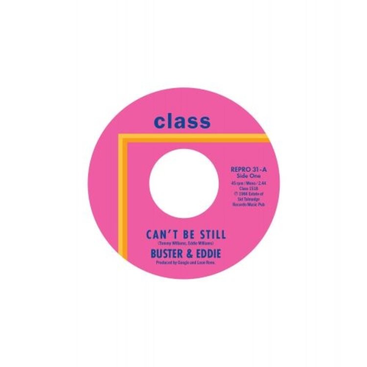 Kent Buster & Eddie - Can't Be Still / There I Was 7"