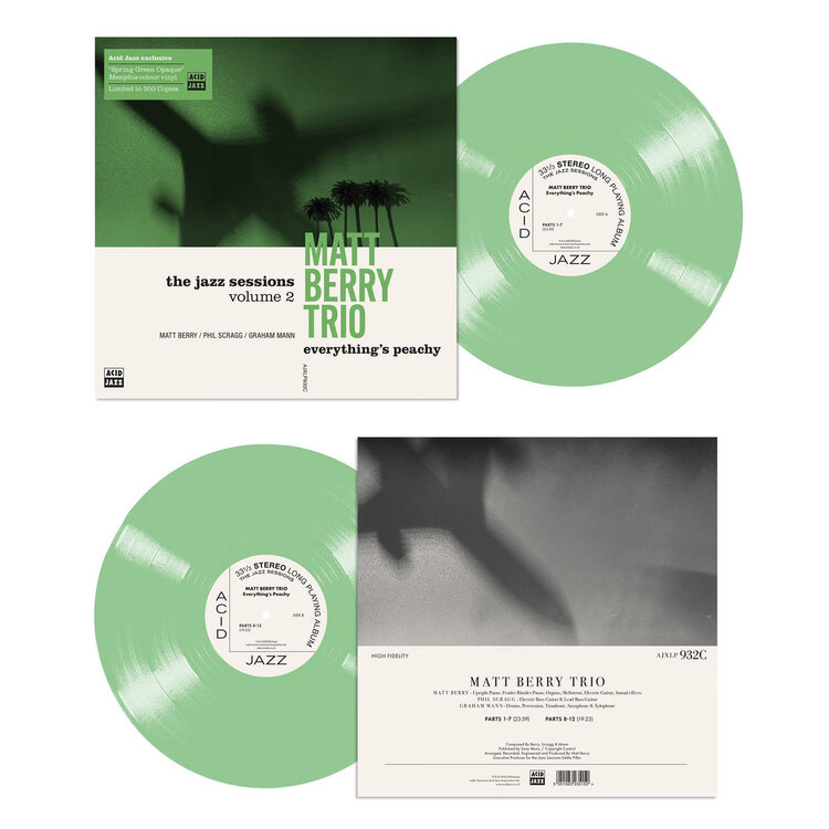 Acid Jazz Pre-Order - Berry, Matt Trio - Everything's Peachy LP