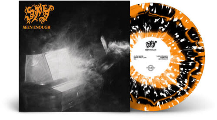 Closed Casket Activities Spy - Seen Enough 12" (orange/black/white splatter vinyl)