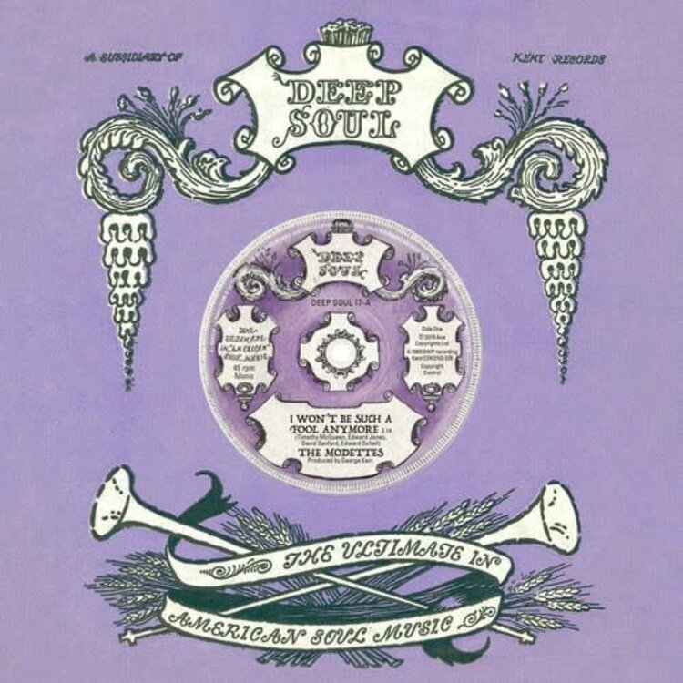 Kent Modettes / Shaladons - I Won't Be Such a Fool Anymore / Showdown 7"