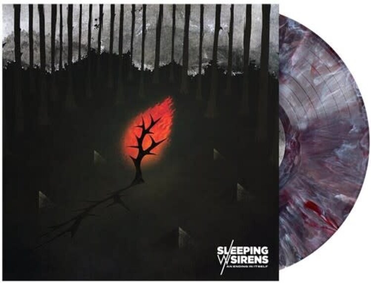 Rise Records Sleeping with Sirens - An Ending in Itself LP (black/ white/ red swirl vinyl)