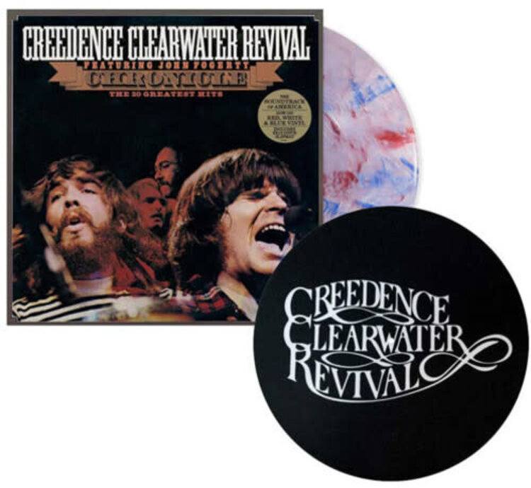 Craft Recordings Creedence Clearwater Revival - Chronicle: The 20 Greatest Hits 2LP (red/white/black marble vinyl, includes slipmat)