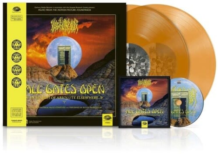 Century Media Blood Incantation - All Gates Open (Original Motion Picture Soundtrack) 2LP+Blu-ray (transparent orange vinyl)