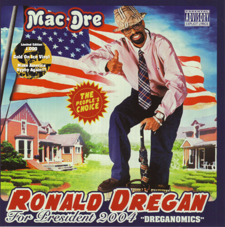 Thizz Ent. Mac Dre - Ronald Dregan: Dreganomics 2LP (gold on ice vinyl)