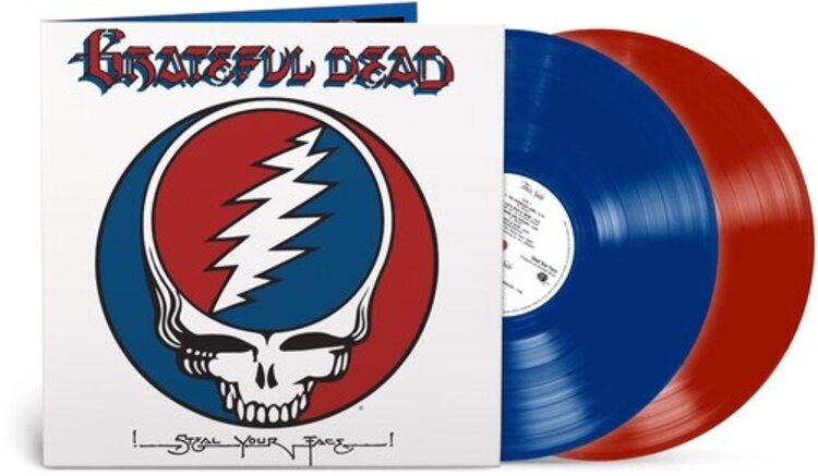 Pre-Order - Grateful Dead - Steal Your Face 2LP (grateful red and stealie blue vinyl)