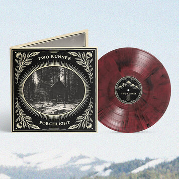 Gar Hole Records Pre-Order - Two Runner - Porchlight LP (strawberry smog burgundy & black smoke vinyl)
