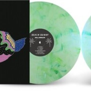 Alternate Side Pre-Order - Beach Bunny - The Early Days: Animalism, Pool Party, Crybaby 2LP (green vinyl, screen-printed D-side)