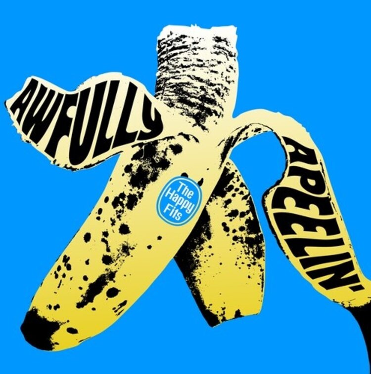Pre-Order - Happy Fits - Awfully Apeelin' LP (10th anniversary blue & yellow vinyl)