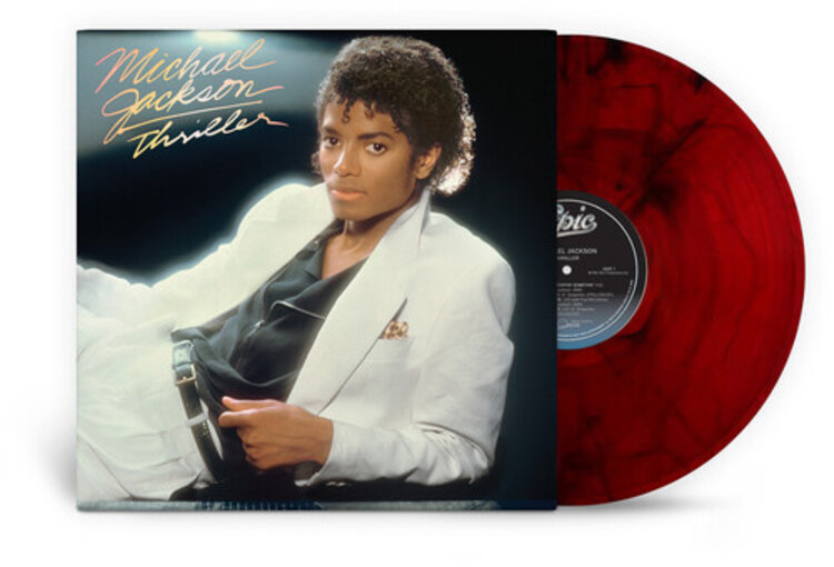 Pre-Order - Jackson, Michael - Thriller LP (red and black vinyl)