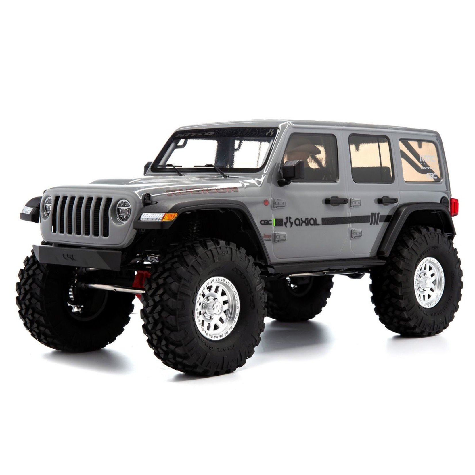 Axial 1/10 SCX10-III Jeep Wrangler JLU W/portals. Grey