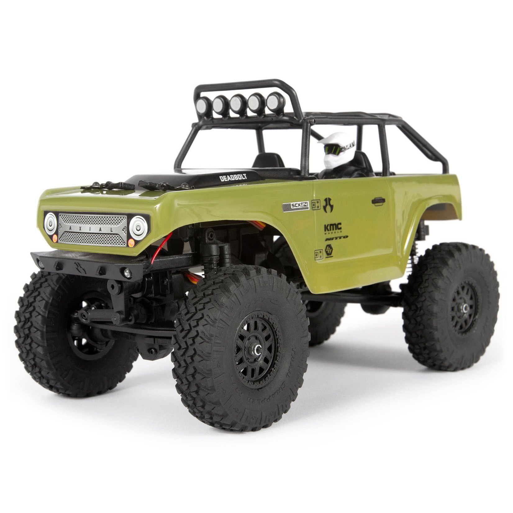 Axial 1/24 SCX24 Deadbolt Scale Elec 4WD - RTR, Green