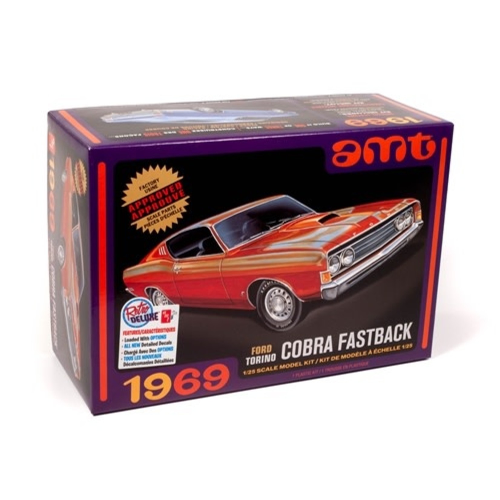 AMT 1/25 '69 Ford Torino Cobra Fastback Kit