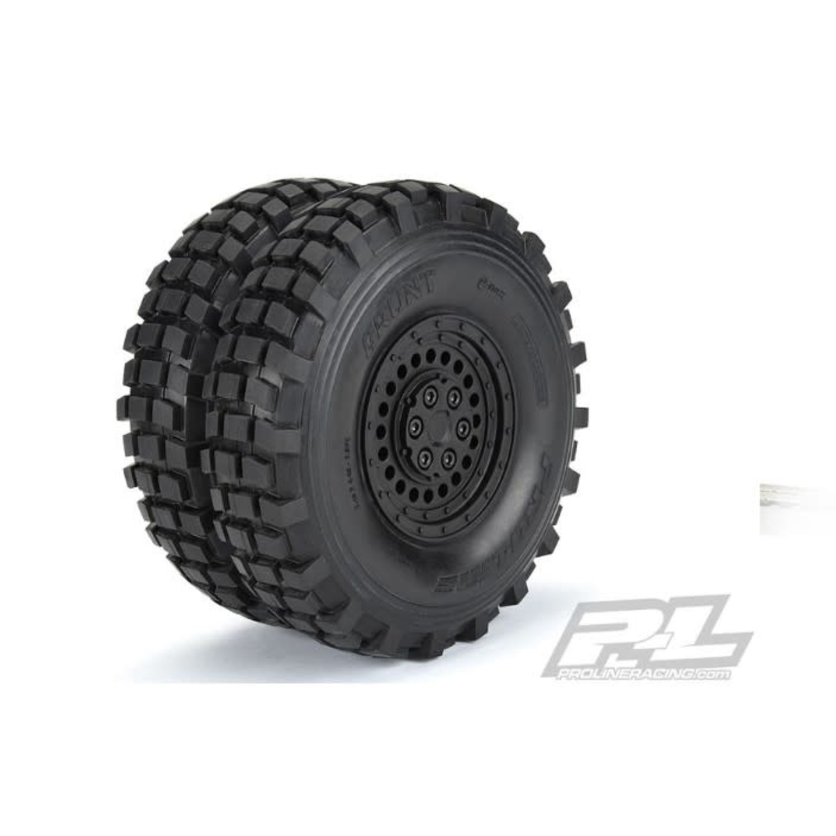 Pro-Line Racing 1.9 Carbine Black Dually Wheels for Crawlers F/R (2)