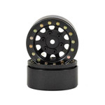 SSD RC 1.55 STEEL D HOLE WHEELS BLACK 2