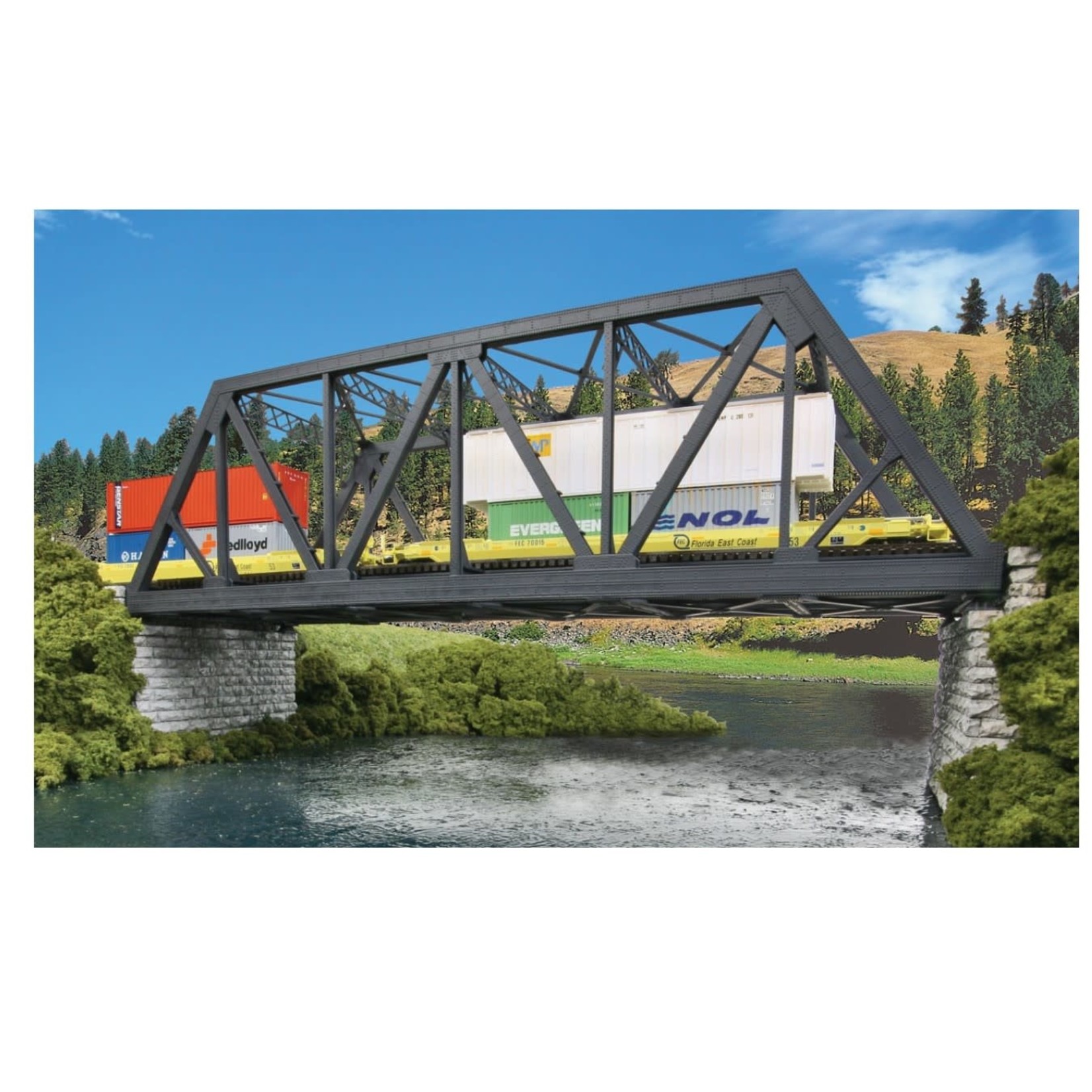 Walthers HO Truss Bridge Double Track Modernized